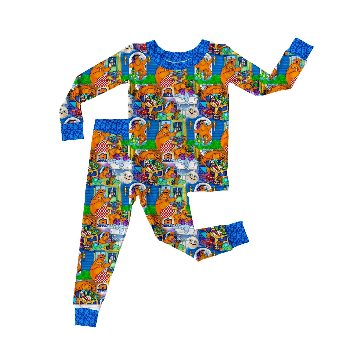 Home Sweet Bear Two Piece Long Sleeve Pant Set