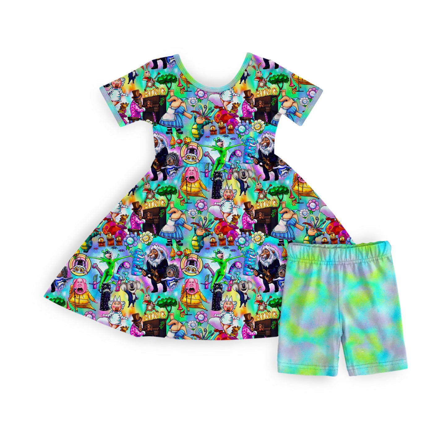 Theater Magic Twirl Dress and Shorts