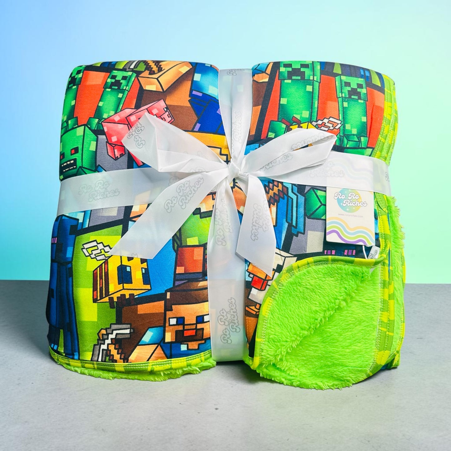 Block Party 80" x 60" Bamboo Minky Blanket