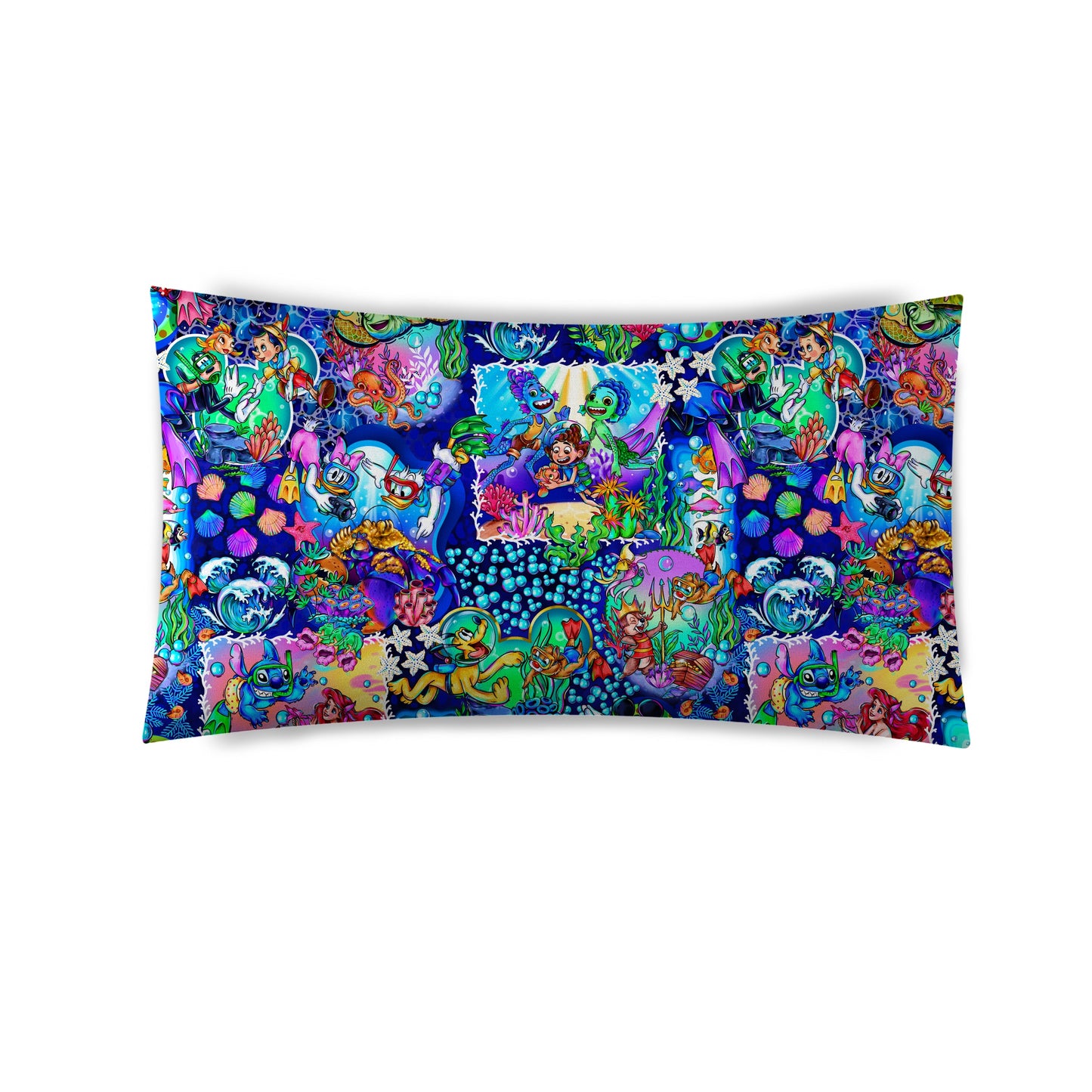 Underwater Pals Blue 20" x 30" Pillowcase