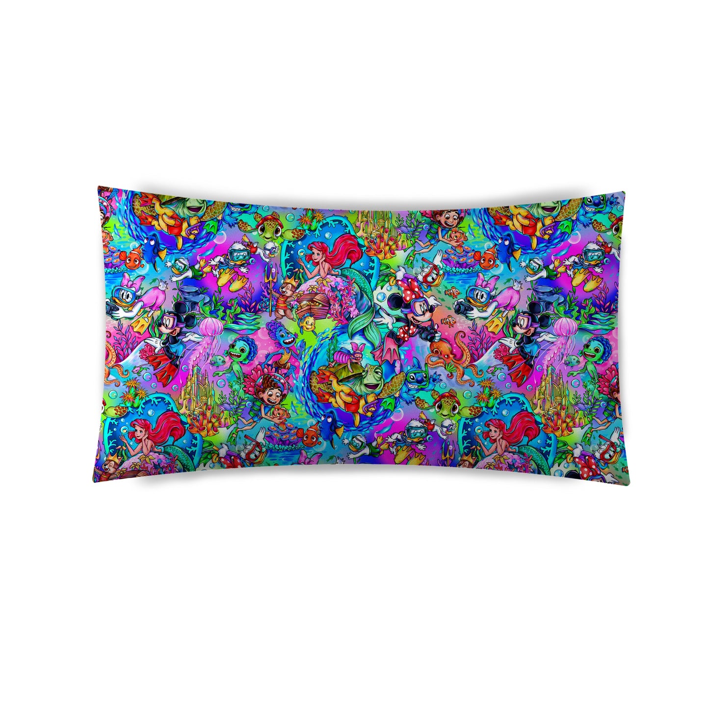 Underwater Pals Pink 20" x 30" Pillowcase