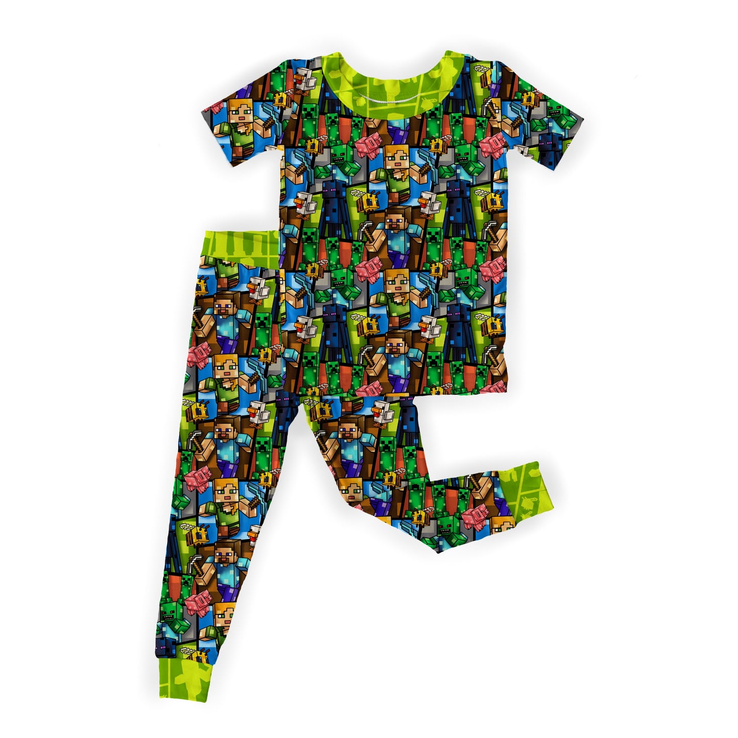 Block Party Short Sleeve Pant Set