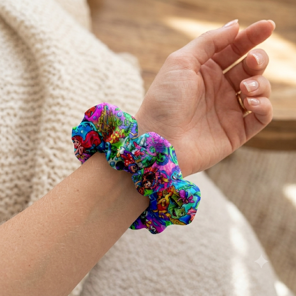 Ocean Explorers Bamboo Scrunchie