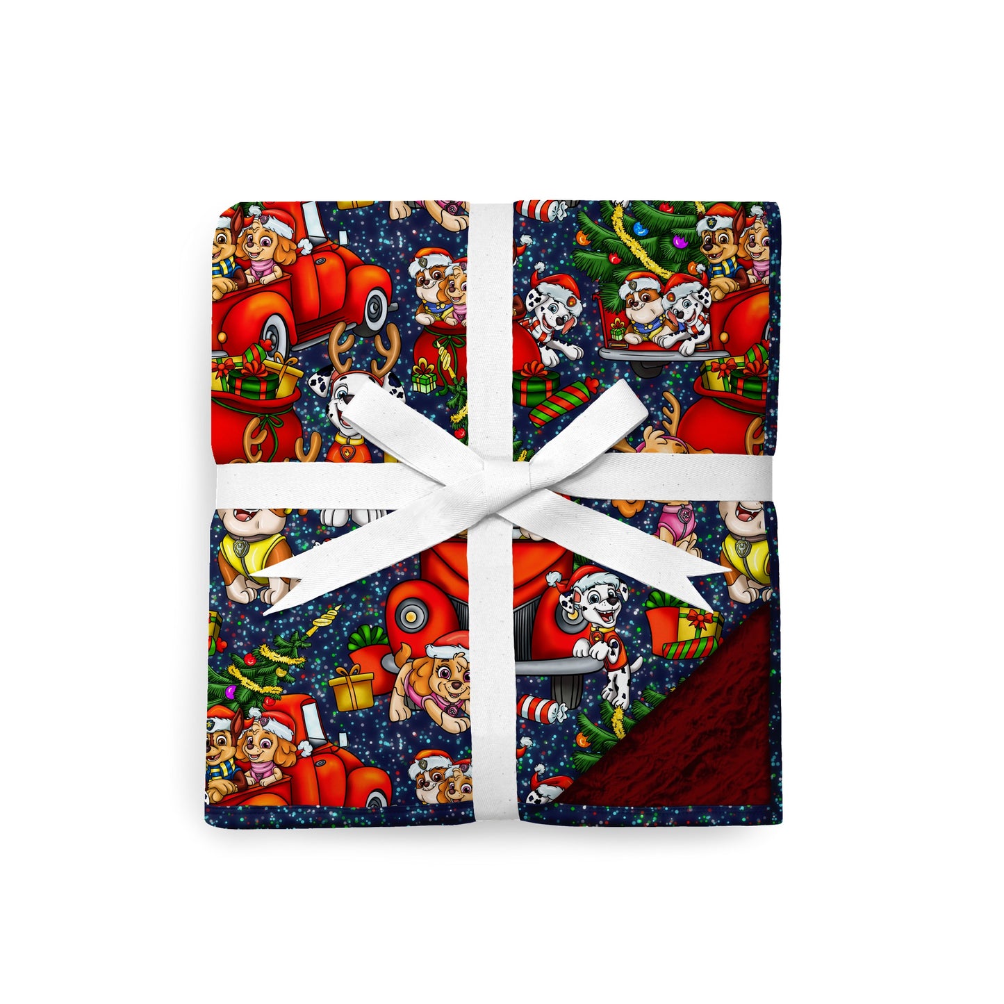 Puptastic Cheer 60" x 60" Bamboo Minky Blanket