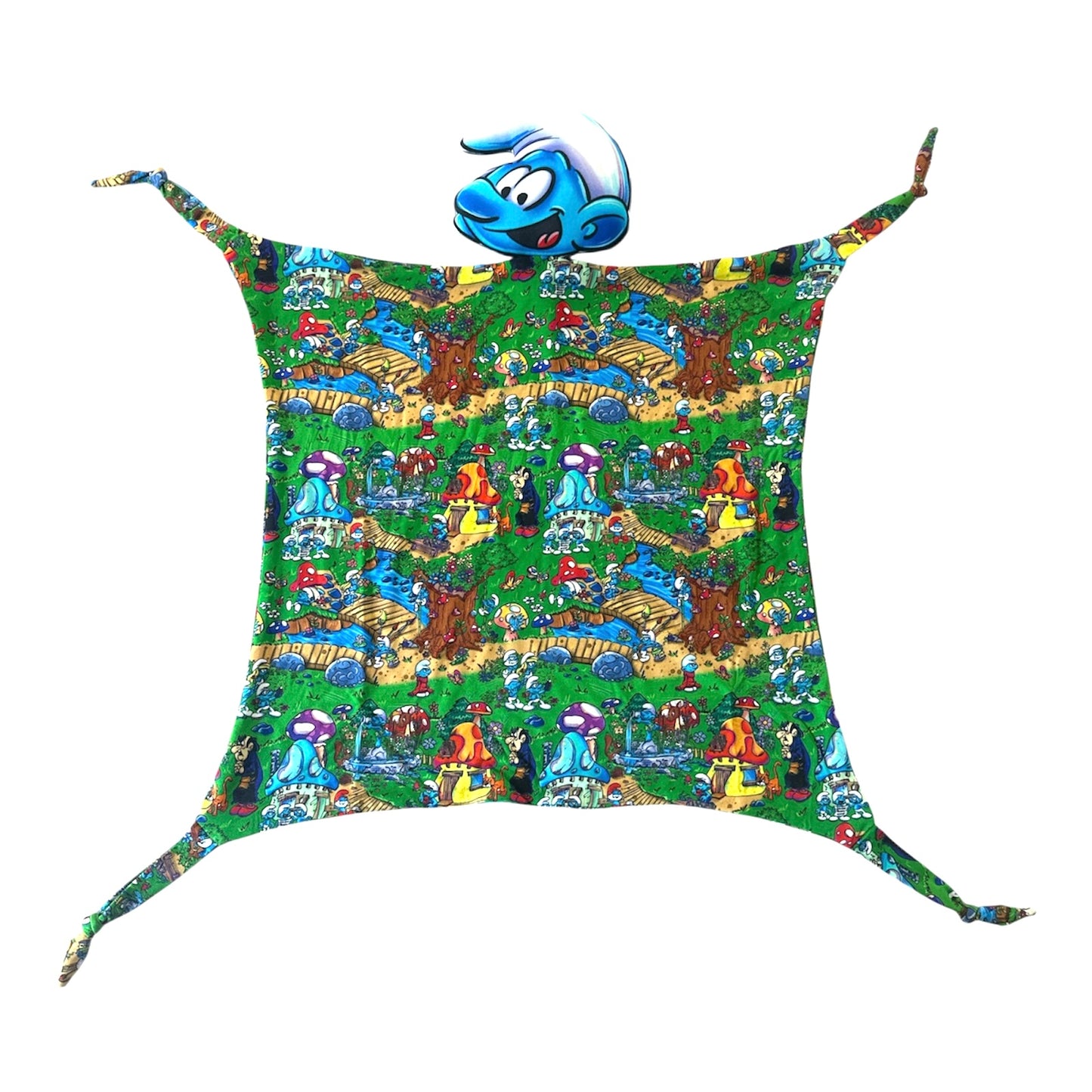 Mini Blue Crew 14"x14" Bamboo Lovey