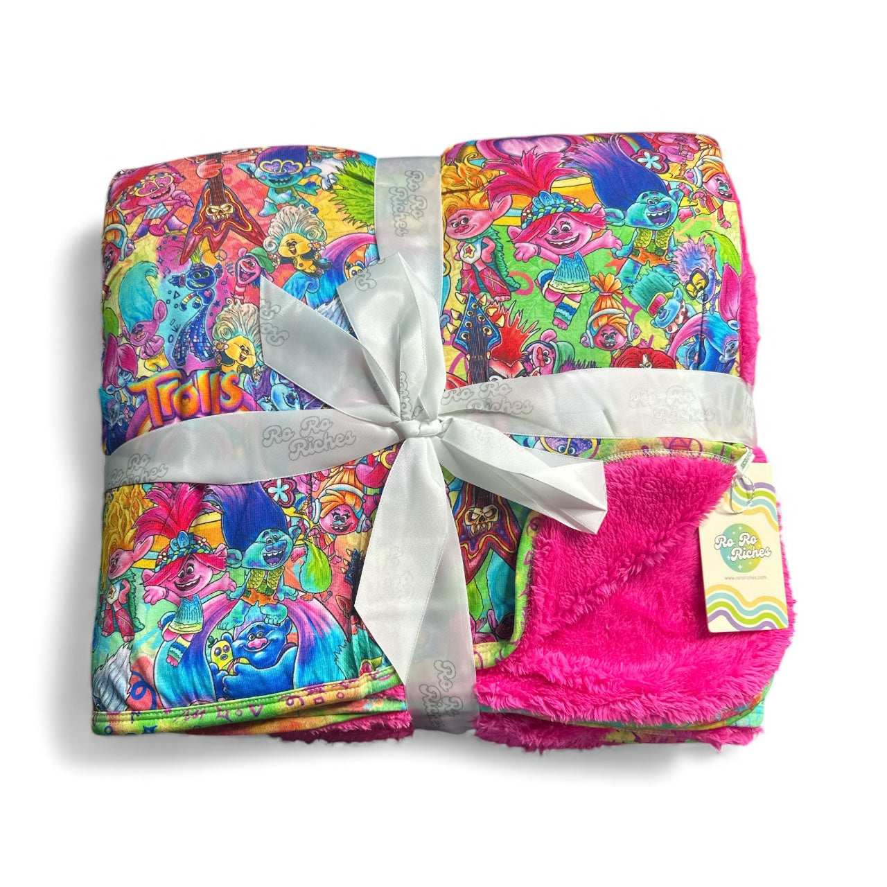 Tiny and Mighty 80" x 60" Bamboo Minky Blanket