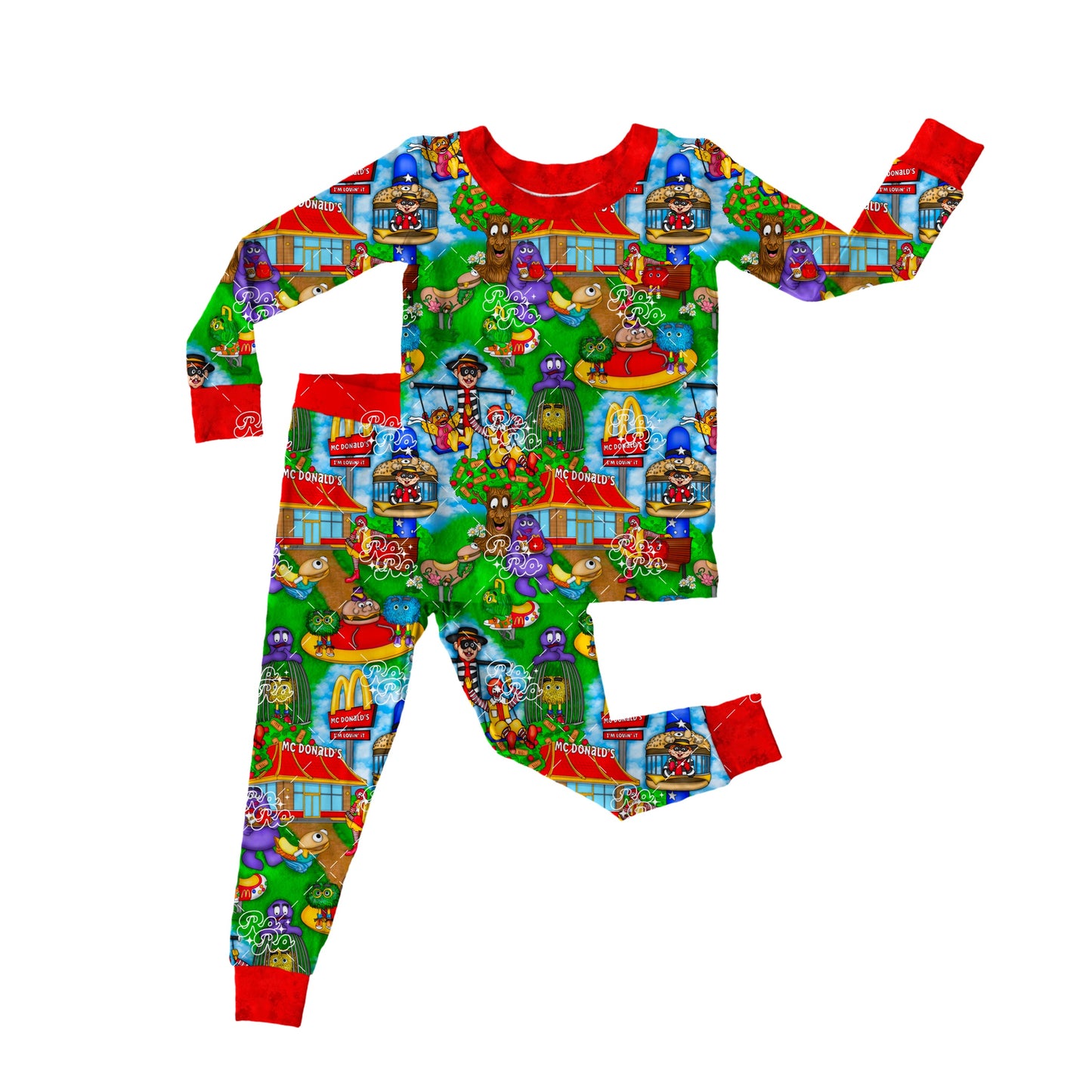 Drive Thru Party Long Sleeve Two Piece Pant Set