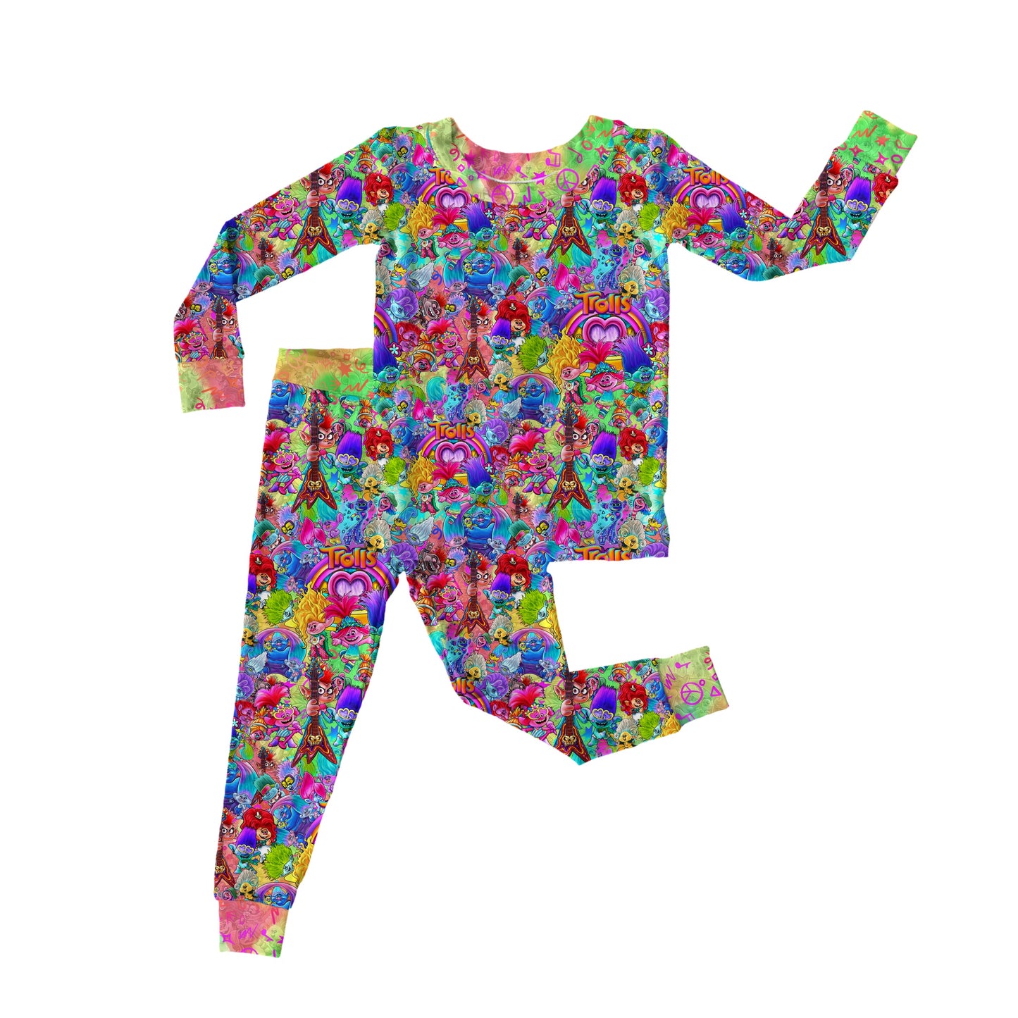 Tiny and Mighty Two Piece Long Sleeve Pant Set