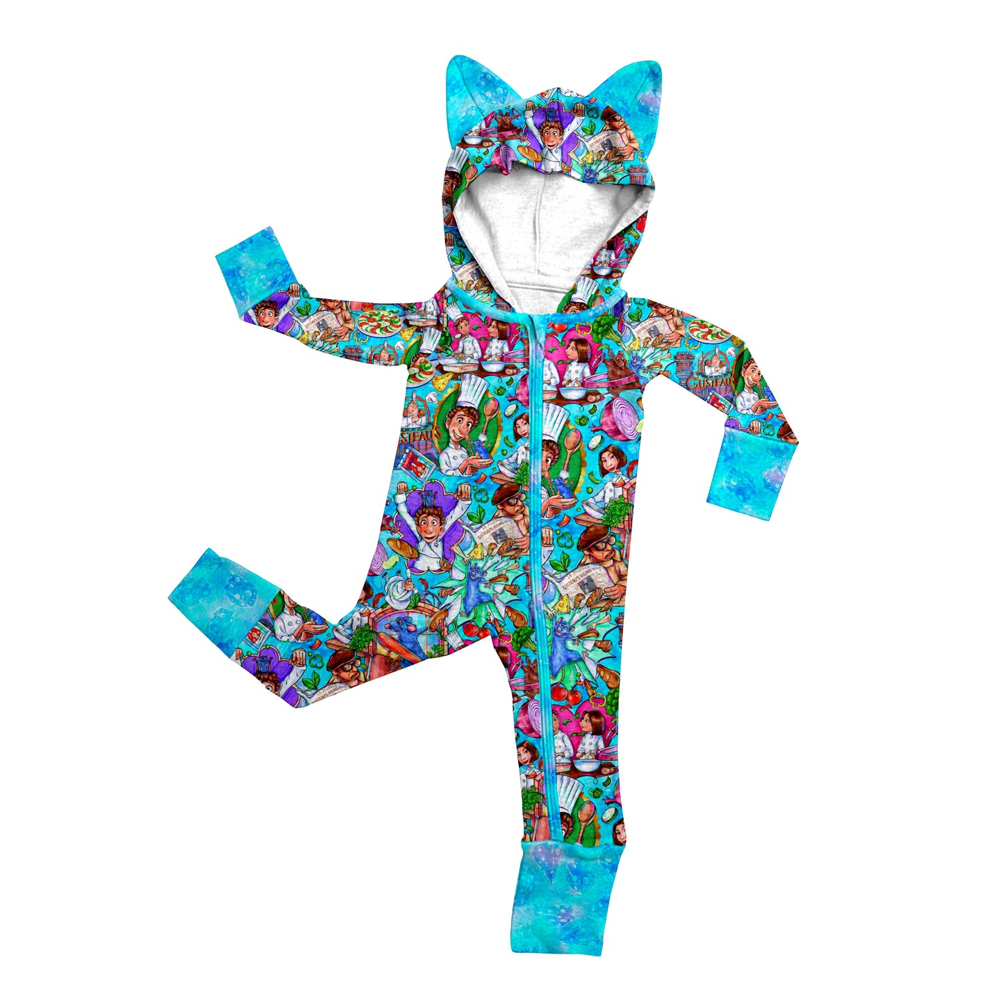 Tiny Gourmet Hooded Romper