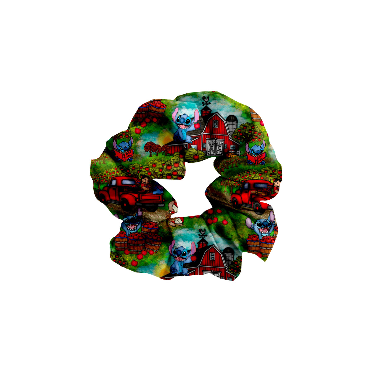 Orchard Friends Bamboo Scrunchie