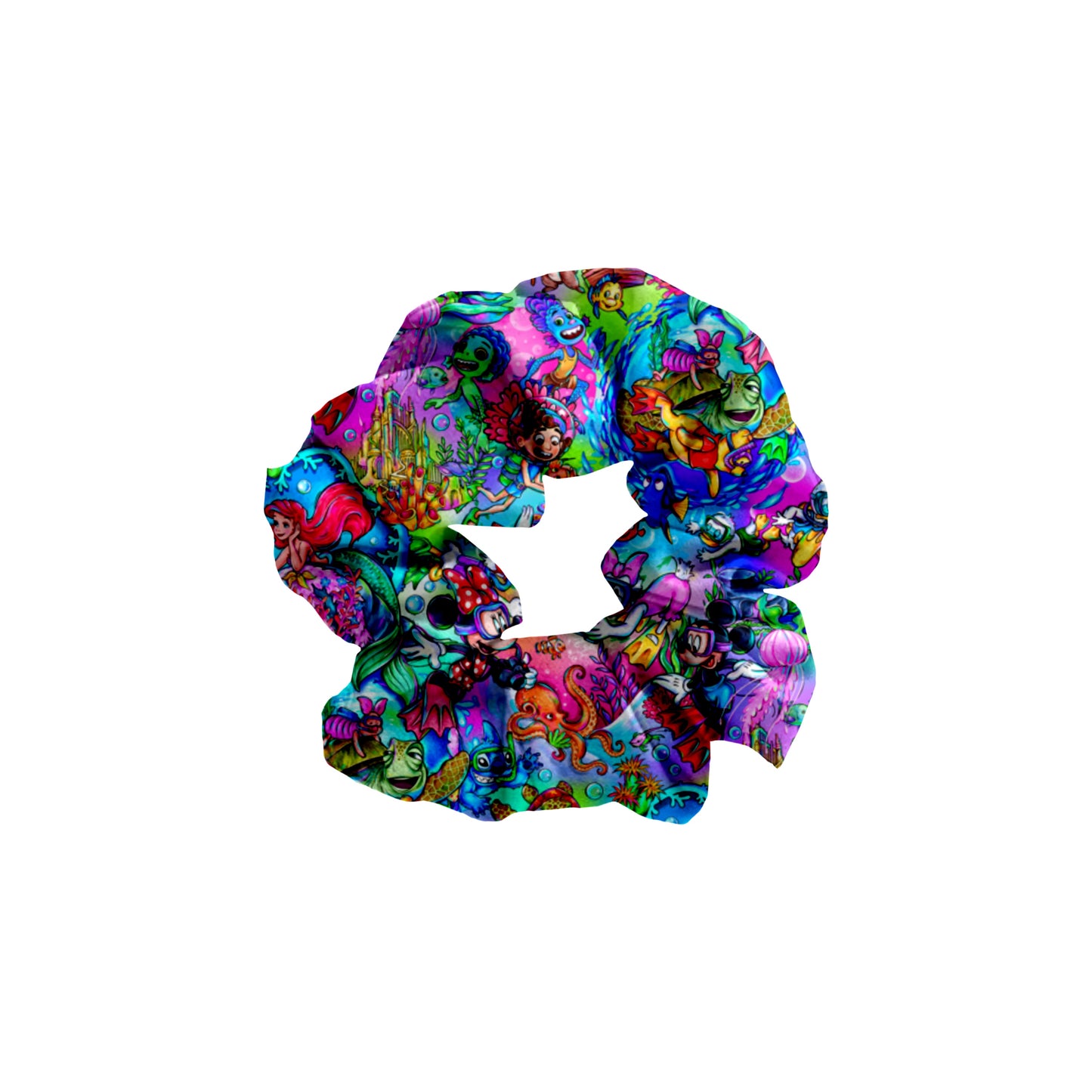 Underwater Pals Bamboo Scrunchie