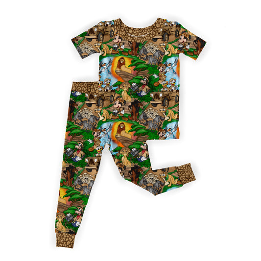 Wild Wanderers Short Sleeve Two Piece Pant Set