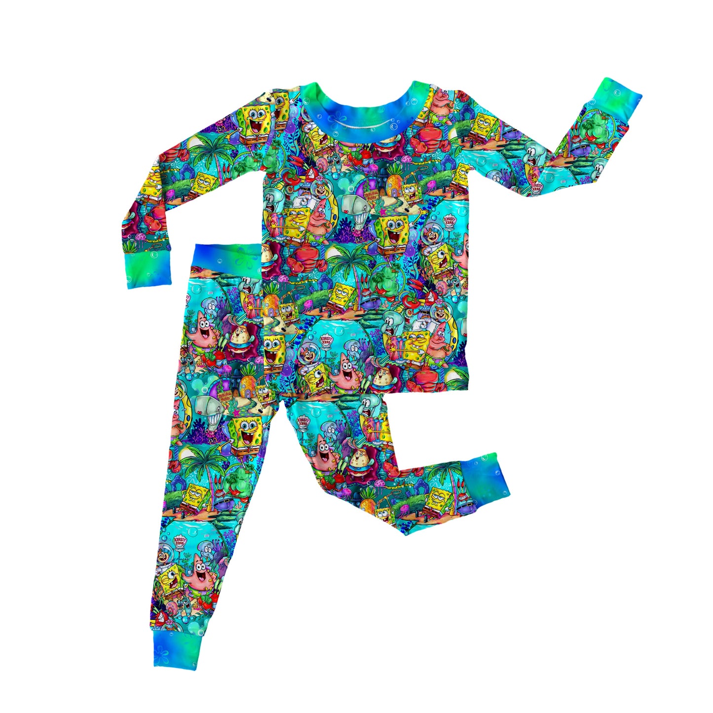 Ocean of Smiles Long Sleeve Pant Set