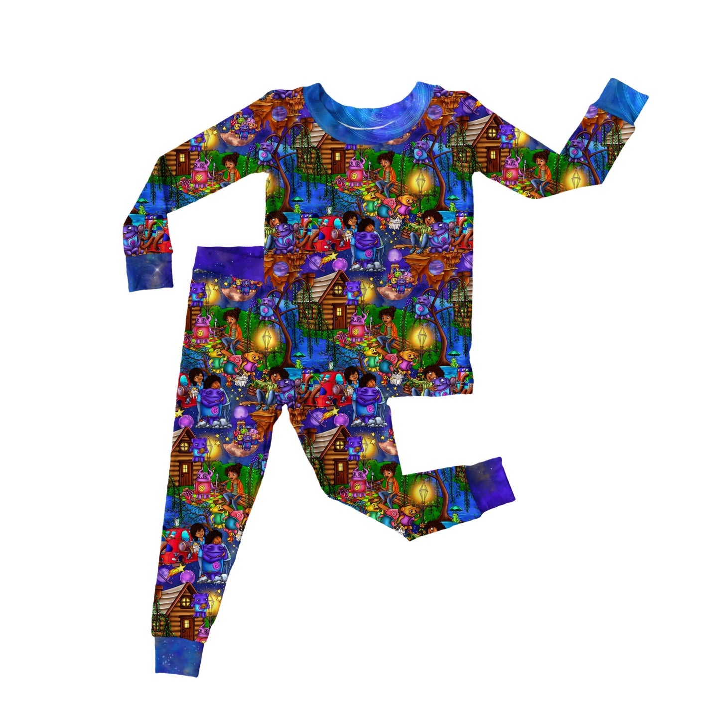 Cosmic Friends Long Sleeve Pant Set