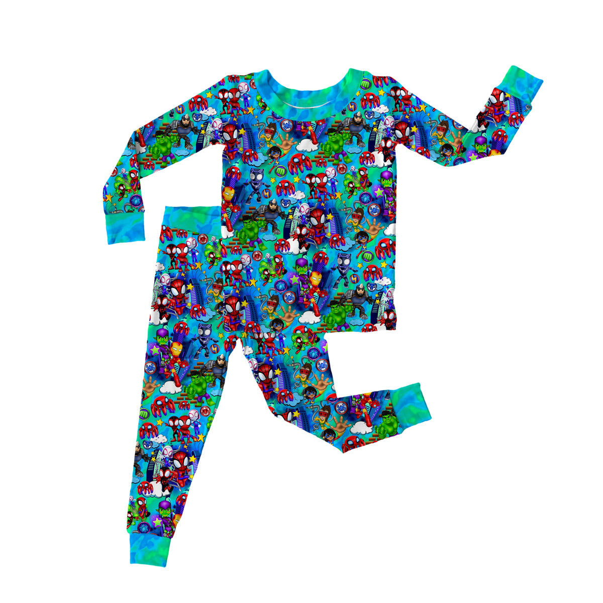 Web Slingers Long Sleeve Pant Set