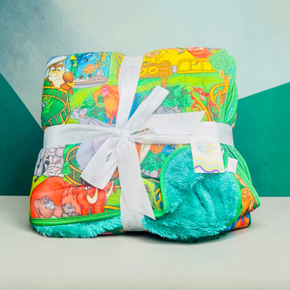 Wild at Heart 80" x 60" Bamboo Minky Blanket
