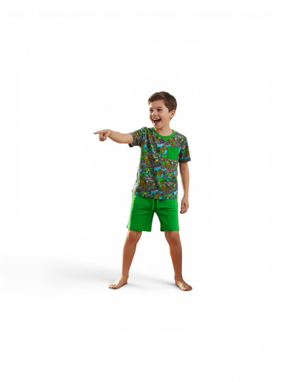 Radical Riders Pocket Tee and Short Set