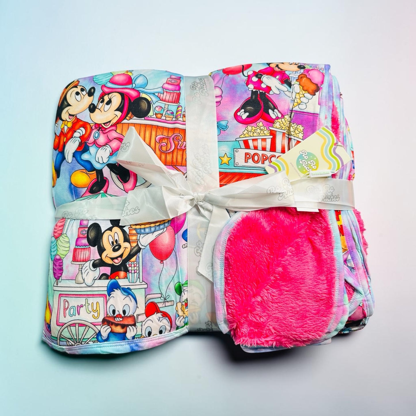 Carnival Dreams 80" x 60" Bamboo Minky Blanket