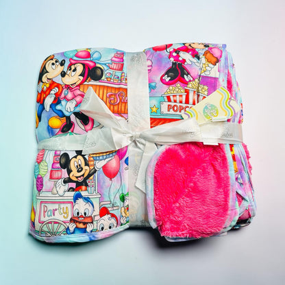 Carnival Dreams 80" x 60" Bamboo Minky Blanket