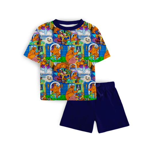 Home Sweet Bear Tee and Short Daywear Set