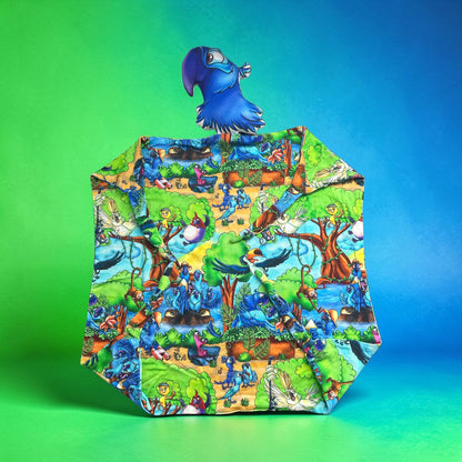 Bright Wings 14"x14" Bamboo Lovey