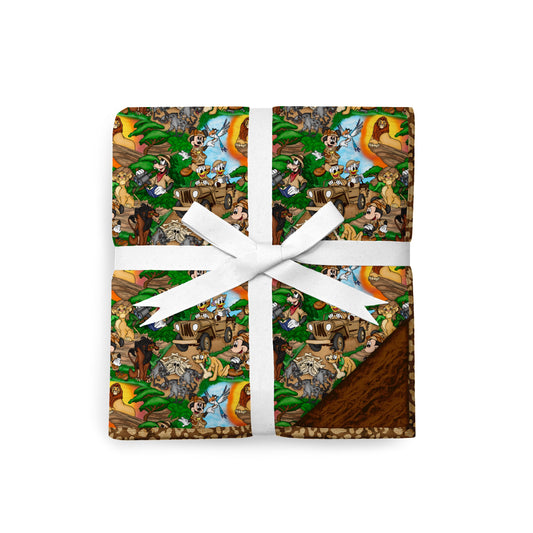 Wild Wanderers 60" x 60" Bamboo Minky Blanket