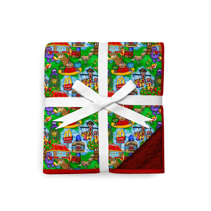 Drive Thru Party 80" x 60" Bamboo Minky Blanket
