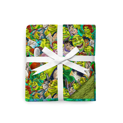 Once Upon a Swamp 80" x 60" Bamboo Minky Blanket