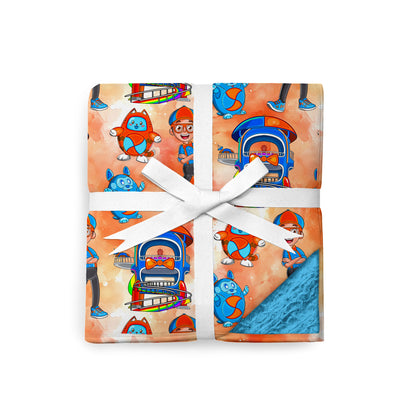 Adventures 80" x 60" Bamboo Minky Blanket