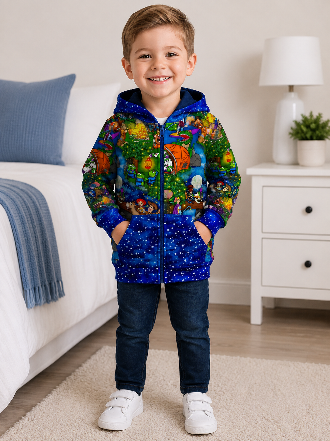Moonlight Explorers Zip Up Hoodie