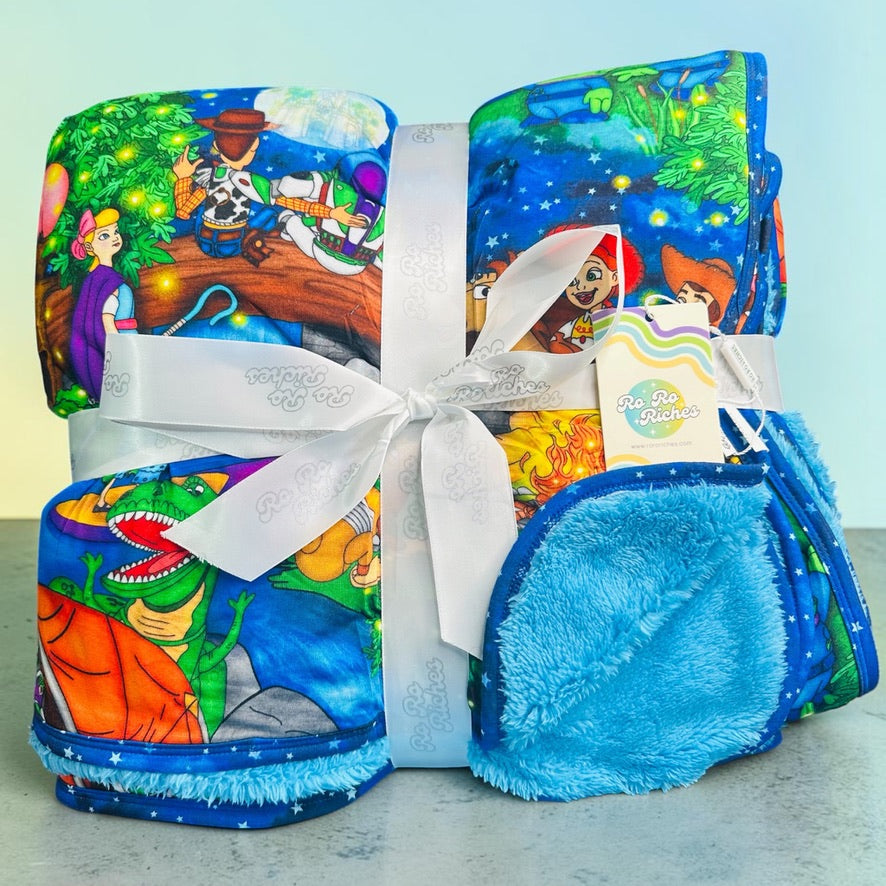 Moonlight Explorer 80" x 60" Bamboo Minky Blanket