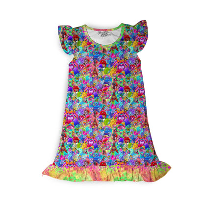 Tiny and Mighty Flutter Sleeve Dress