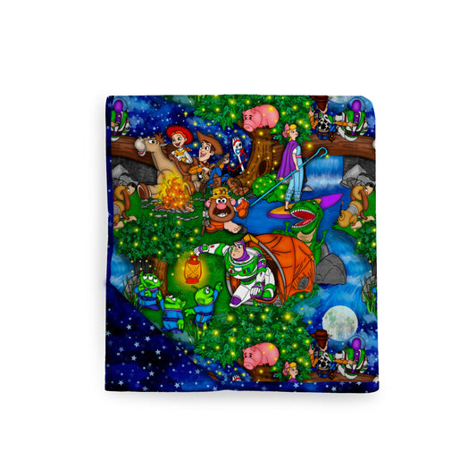 Starlight Campers 85" x 65" Bamboo Quilted Blanket