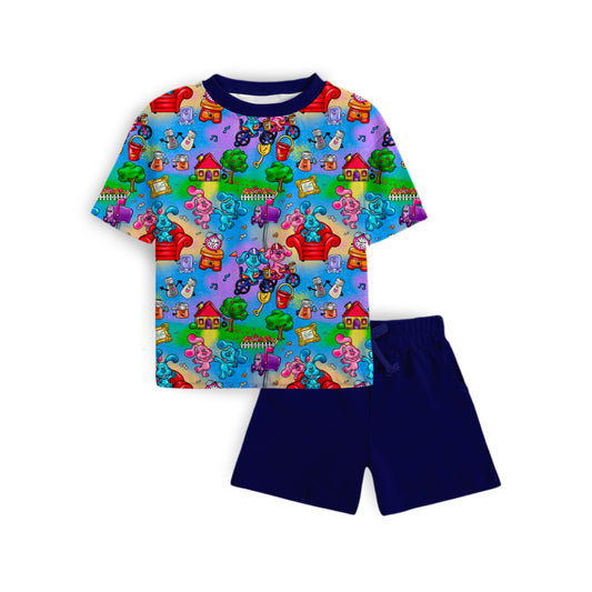 Smart Pups Tee and Short Daywear Set
