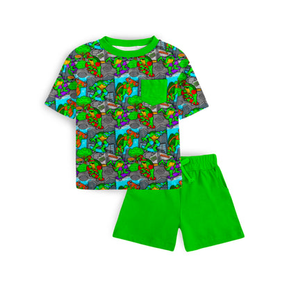 Radical Riders Pocket Tee and Short Set