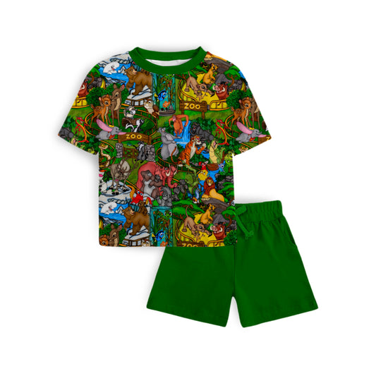 Wild at Heart Tee and Short Daywear Set