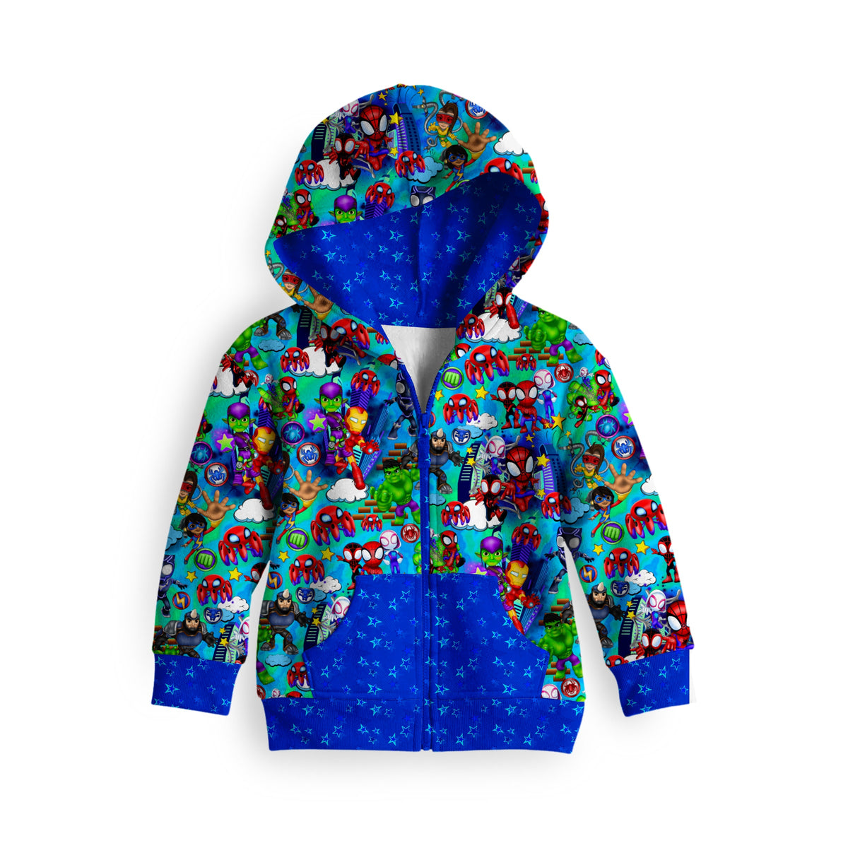 Web Slingers Zip Up Hoodie