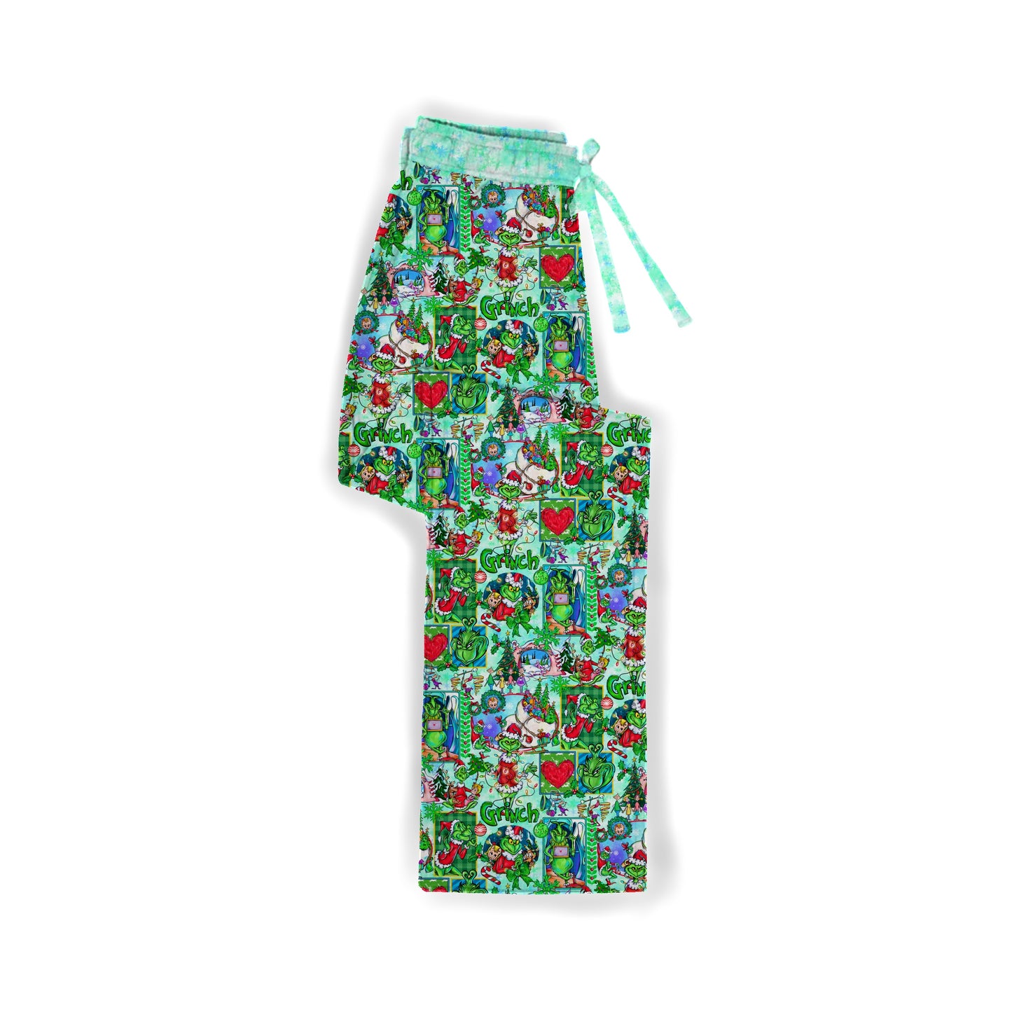 Green & Merry Adult Straight Leg Pants