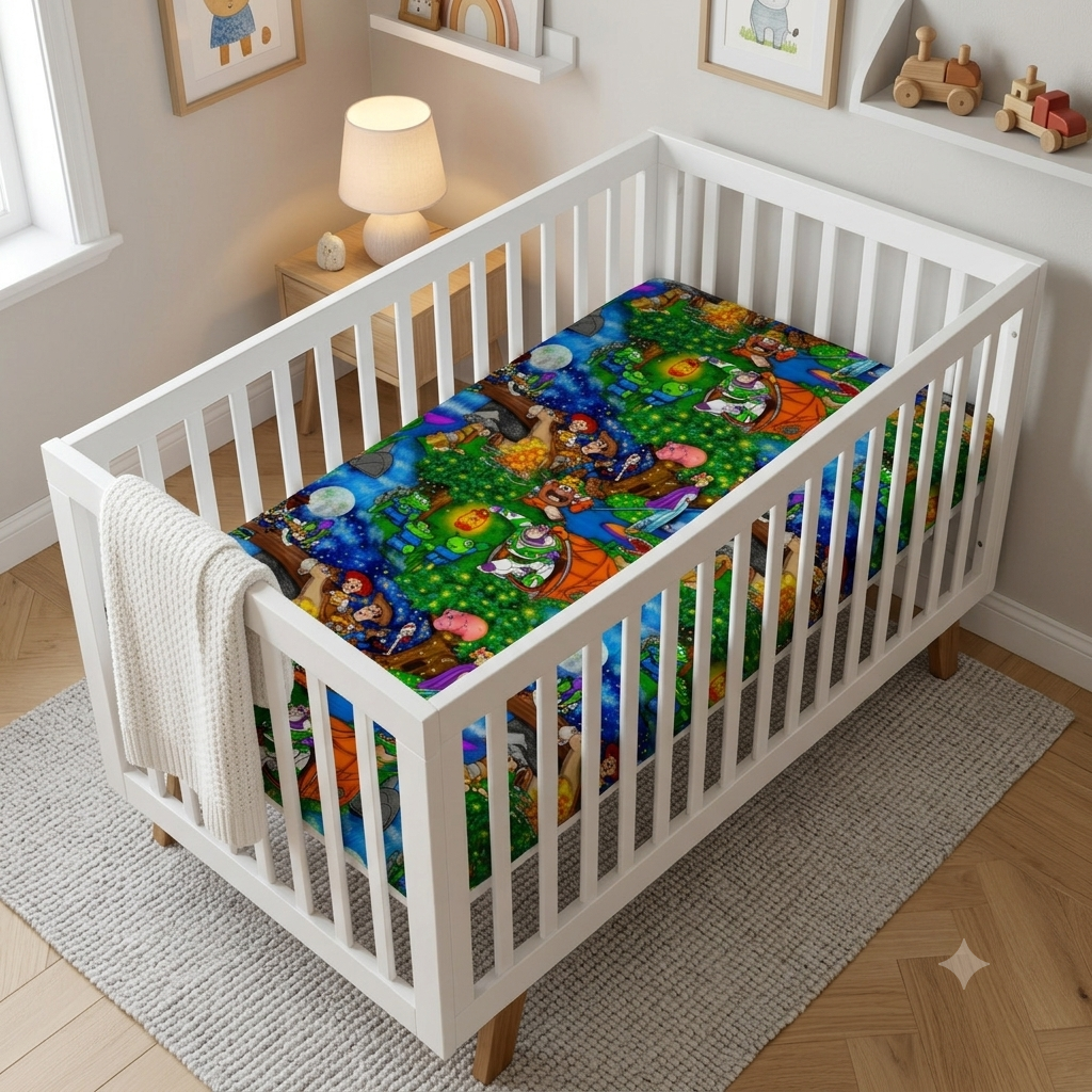 Moonlight Explorers Crib Sheet