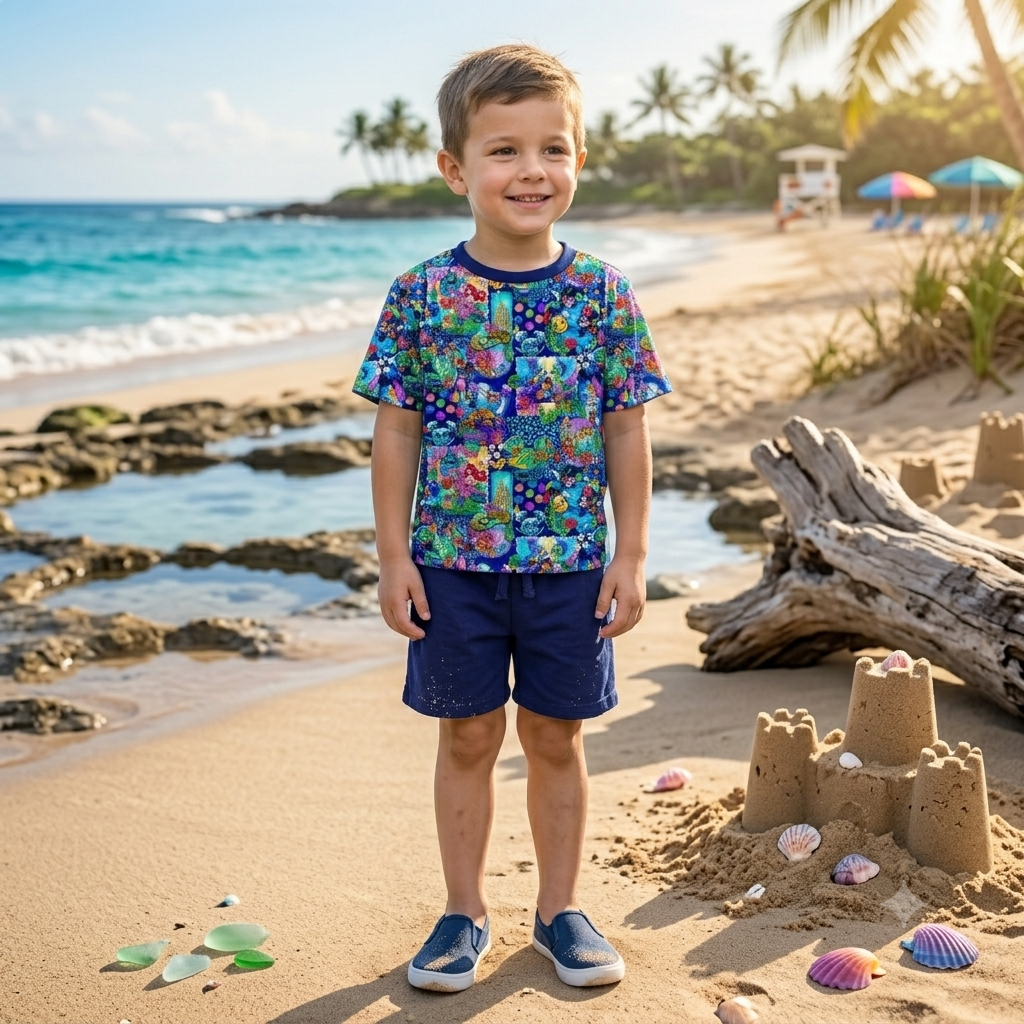 Ocean Explorers Tee and Short Daywear Set