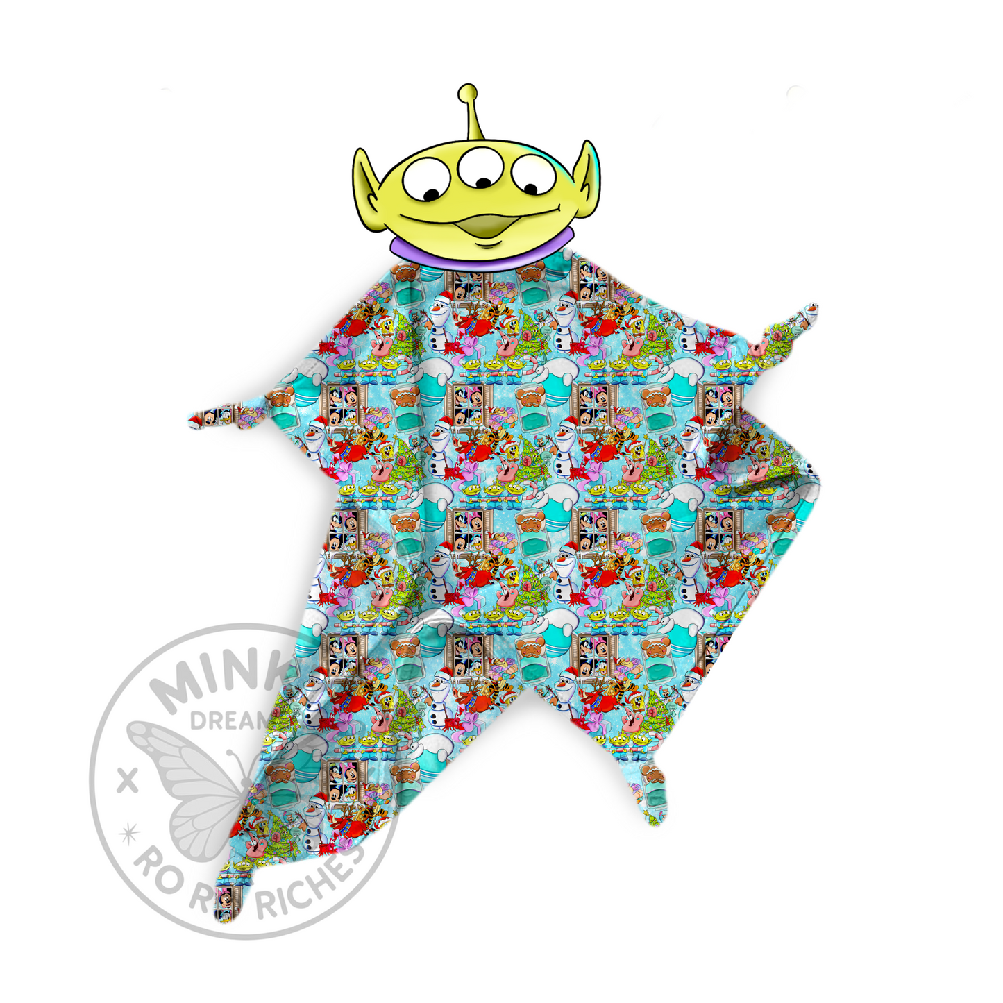 Jingle Jamble 14"x14" Bamboo Lovey