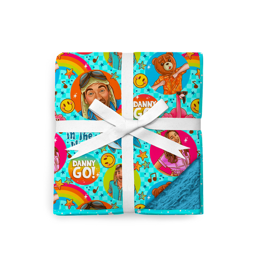 Jump & Jam 80" x 60" Bamboo Minky Blanket