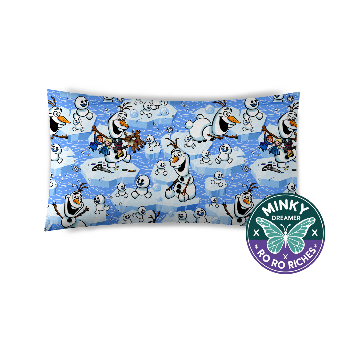 Snowman Style 20" x 30" Pillowcase