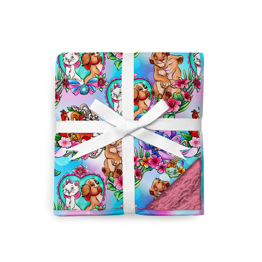 Little Love Stories 80" x 60" Bamboo Minky Blanket