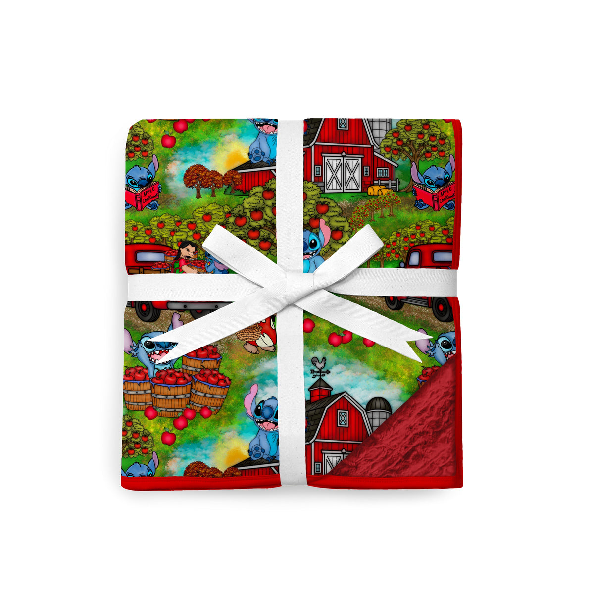 Orchard Friends 80" x 60" Bamboo Minky Blanket