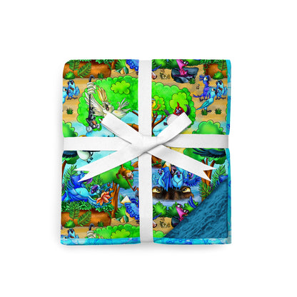 Bright Wings 80" x 60" Bamboo Minky Blanket