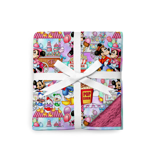Carnival Dreams 80" x 60" Bamboo Minky Blanket