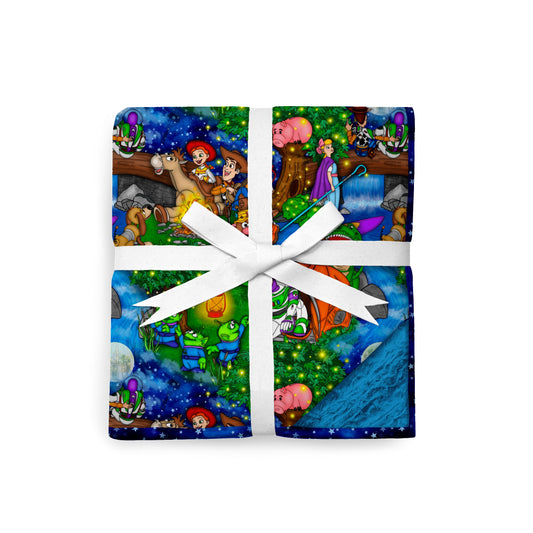 Starlight Campers 80" x 60" Bamboo Minky Blanket