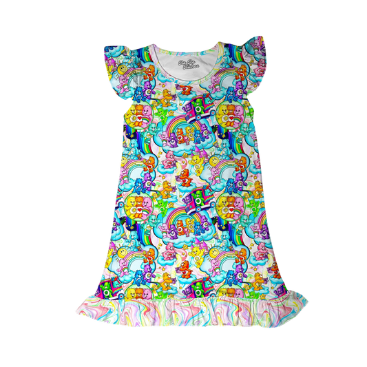 Cozy Hugs Flutter Sleeve Dress