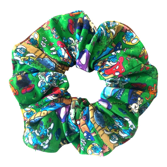 Mini Blue Crew Bamboo Scrunchie